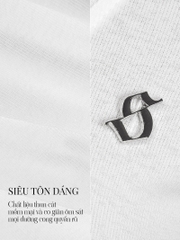 SISTERS Áo thun dáng dài đan dây hông Lilybelle