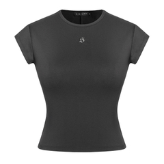 SISTERS Áo thun dáng dài ôm body Aboli