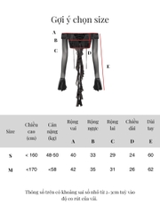 SISTERS Áo thun lưới trễ vai Felicia