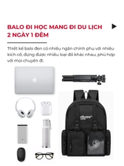 K-P1 Logo Backpack - BLACK