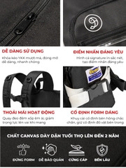 K-P6 Plastic Logo Backpack