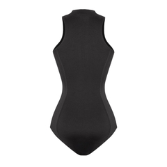 SISTERS Bodysuit cao cổ kéo khoá Athena