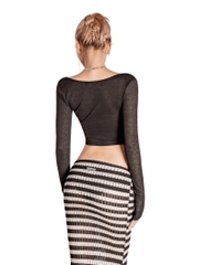 SISTERS Chân váy dài sọc ngang Vivienne