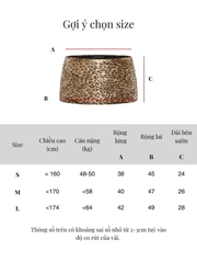 SISTERS Chân váy lông Hattie - Nâu