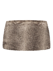 SISTERS Chân váy lông Hattie - Nâu