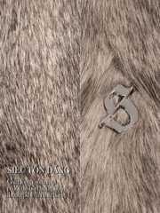 SISTERS Chân váy lông Hattie - Nâu