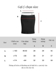 SISTERS Chân váy lửng Lucille