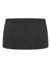 SISTERS Chân váy phối lông cừu Sugarplum - Đen