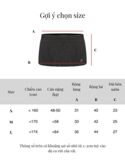 SISTERS Chân váy phối lông cừu Sugarplum - Trắng