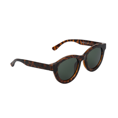 Kính râm gọng tròn CONLEY Màu Nâu Da Beo - Thiết kế Retro cá tính, Chống UV 400 | CO-0075-N