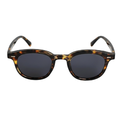 Kính Mát Thời Trang CONLEY Gọng Tròn Oval Acetate Màu Nâu Da Beo Tròng Đen | CO-0129-ND