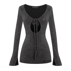 SISTERS Váy đầm body ánh kim Kendall