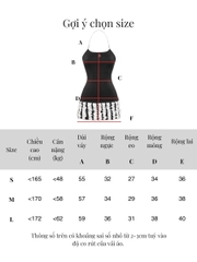 SISTERS Váy đầm body cúp ngực Jewel