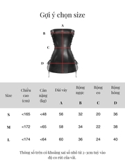 SISTERS Váy đầm body da đan dây hông Rishima