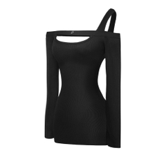 Sisters Váy đầm body khoét ngực trễ vai Calis