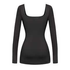 SISTERS Đầm body tay dài cổ vuông Giada