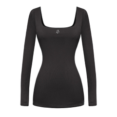 SISTERS Đầm body tay dài cổ vuông Giada