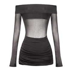 SISTERS Váy đầm body trễ vai Fanny