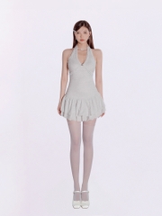 DKMV Catlyn Dress - Xám trắng