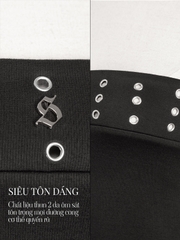 SISTERS Váy đầm body cúp ngực Sabrina - Trắng