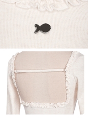 DKMV Cather Dress - Xám trắng