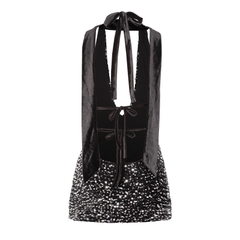 SISTERS Váy đầm body kim sa khoét ngực Zelda