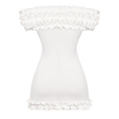 SISTERS Váy đầm body nhún vai Charmy