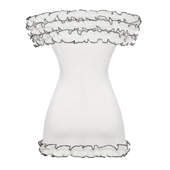 SISTERS Váy đầm body nhún vai Charmy