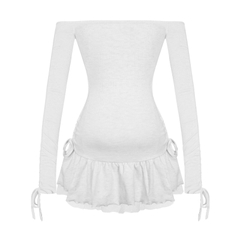 DKMV Liz Dress - Xám trắng