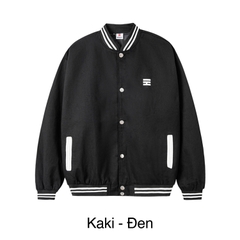 H04-AK2 Áo Khoác Nam Bomber Varsity HIDDLE