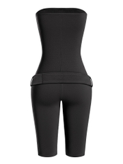 SISTERS Jump lửng cúp ngực kèm belt Amelie - Đen