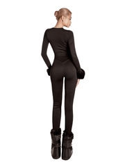 SISTERS Jump quần dài cao cổ Flurry - Đen