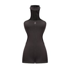 SISTERS Jump đùi cúp ngực phối cổ Choker Polki