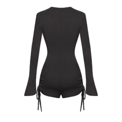 SISTERS Jump đùi xẻ cổ đan dây ngực Rishi