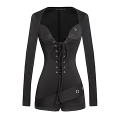 SISTERS Jump đùi tay dài phối ren ngực Eira