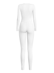 SISTERS Jump quần dài cao cổ Flurry - Trắng