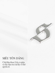 SISTERS Jump váy tay dài khoá kéo ngực Lowen