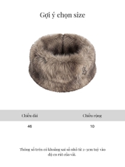 SISTERS Choker lông Sisters