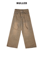 Quần jean ống rộng unisex local brand NULLED N-Q7