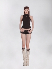 DKMV Poppy Safety Shorts - Đen