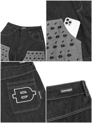 DSW Monogram Denim Short