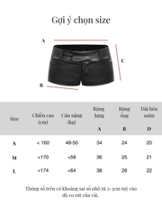 SISTERS Quần đùi da Morein