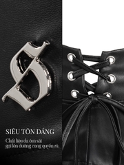 SISTERS Quần đùi mini short đan dây hông Aurelia