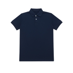 ÁO POLO HAMCHOI Nam Nữ Cotton Mát Mịn Form Suông Cổ Bẻ Truyền Thống Dễ Mặc Hàng Ngày Màu Xanh Rin