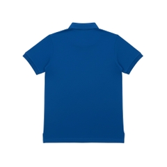 ÁO POLO HAMCHOI Nam Nữ Cotton Mát Mịn Form Suông Cổ Bẻ Truyền Thống Dễ Mặc Hàng Ngày Màu Xanh Coban