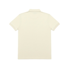 ÁO POLO HAMCHOI Nam Nữ Cotton Mát Mịn Form Suông Cổ Bẻ Truyền Thống Dễ Mặc Hàng Ngày Màu Kem