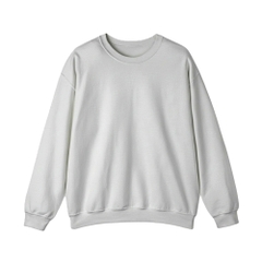 Áo Sweater Trơn HAMCHOI Vải nỉ  dày dặn cao cấp giữ ấm form rộng cơ bản Màu Xám Trắng