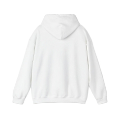 Áo Hoodie HAMCHOI form rộng unisex nỉ  bông dày dặn giữ ấm, basic, túi kangaroo lớn màu Trắng - HOODIE TRƠN CÓ MŨ