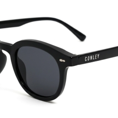 Kính Mát Thời Trang CONLEY Chống Chói UV400 Gọng Tròn Oval Acetate Đen | CO-0129-D