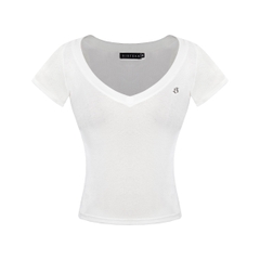 SISTERS Set áo cổ tim và quần Debra